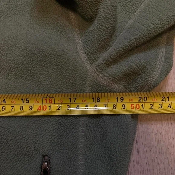 Vintage women's Green Patagonia fleece jacket SIZE S - Picture 5 of 6